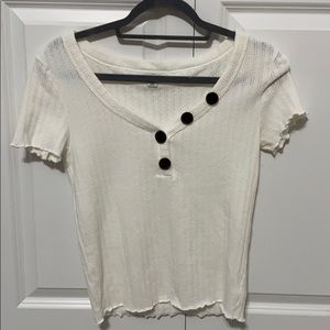American Eagle White Tee